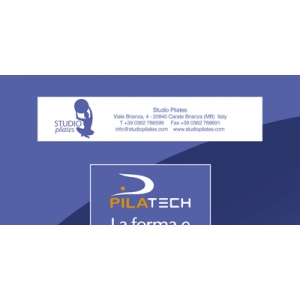 Etichetta bianca/blu adesiva